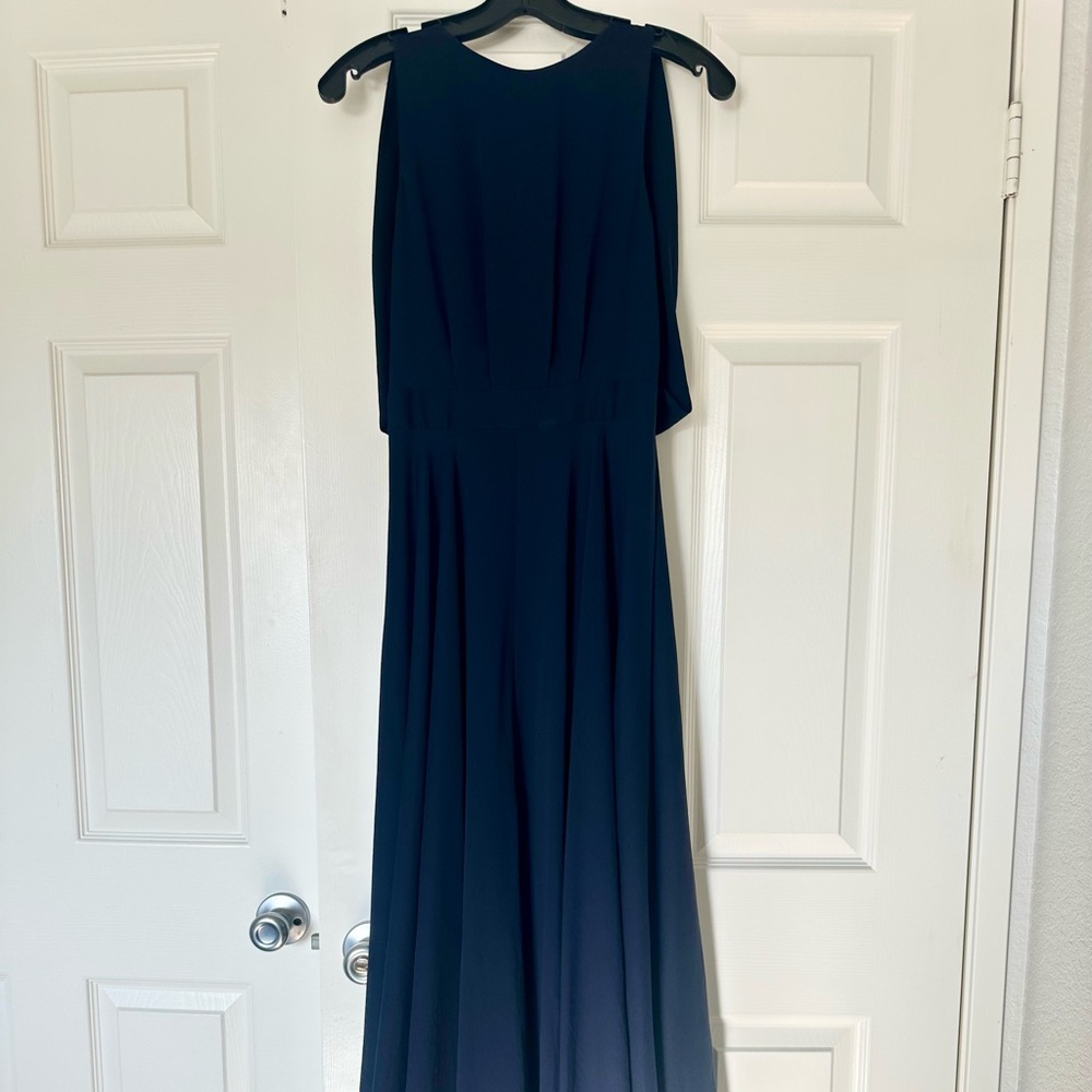 Club Monaco Deep Blue Maxi Dress